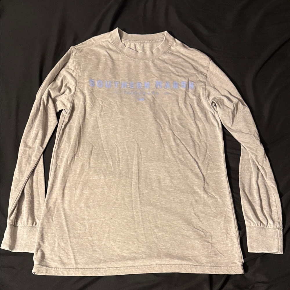 Southern Marsh Gray Long Sleeve Tee
